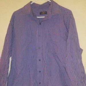 Club room regular fit long sleeve shirt